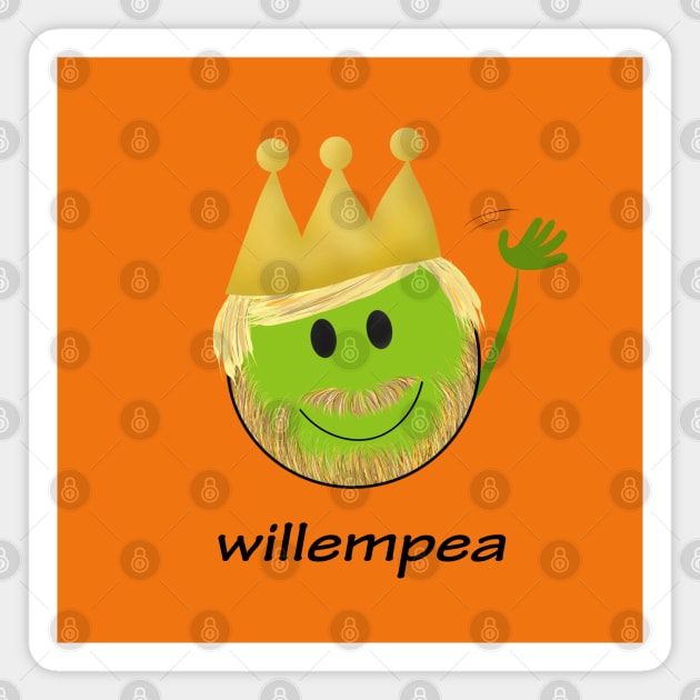 Willempea, bearded version Magnet by shackledlettuce